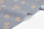 Dailylike Tissu tricot en coton avec motifs et bordures, 1,10m x 3m