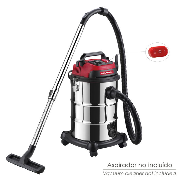 WOLFPACK LINEA PROFESIONAL Interrupteur pour aspirateur inoxydable 07010450 WOLFPACK LINEA PROFESIONAL Interrupteur pour aspirateur inoxydable 07010450