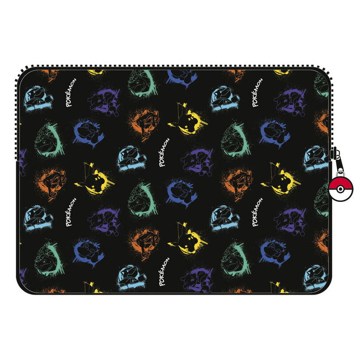 CYP BRANDS Housse pour PC Portable en Néoprene Noir Acolchado - 36x26 cm - Design Graffiti Pokémon - Protection contre les Chocs et les Rayures CYP BRANDS Housse pour PC Portable en Néoprene Noir Acolchado - 36x26 cm - Design Graffiti Pokémon - Protection contre les Chocs et les Rayures