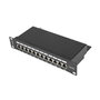 Panneau de Brassage 24 Ports UTP Catégorie 6 Lanberg PPF5-9012-B
