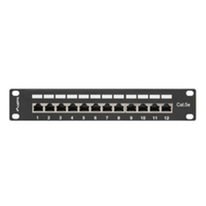 Panneau de Brassage 24 Ports UTP Catégorie 6 Lanberg PPF5-9012-B