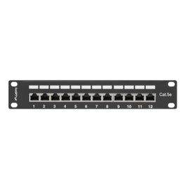 Lanberg PPF5-9012-B Panneau de brassage 12 ports RJ-45 1U
