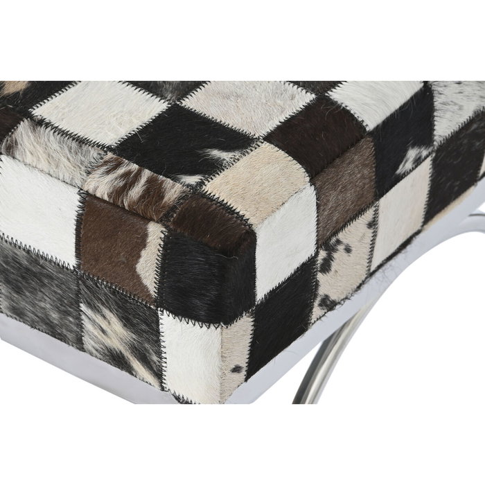 DKD Home Decor Banquette Crème Argenté Brun foncé DKD Home Decor Banquette Crème Argenté Brun foncé