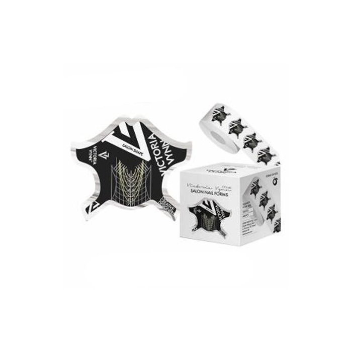 Victoria Vynn Salon Nail Forms Basic Black 100 UDS - Formes à ongles pour gel, acrylique et gel acrylique - 100 unités Victoria Vynn Salon Nail Forms Basic Black 100 UDS - Formes à ongles pour gel, acrylique et gel acrylique - 100 unités