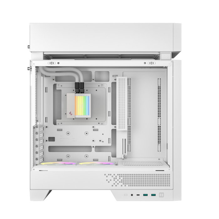 Deepcool CL6600 WH Boîtier PC Gaming Semitour ATX Blanc RGB Verre Trempé USB-C Deepcool CL6600 WH Boîtier PC Gaming Semitour ATX Blanc RGB Verre Trempé USB-C