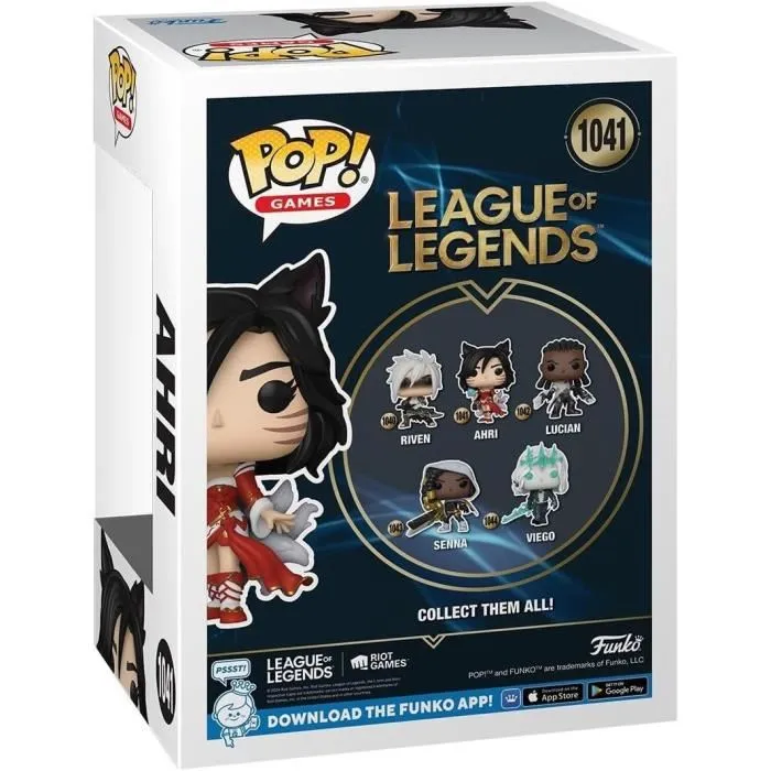 Funko Pop! - Figurine Vinyle League of Legends - Ahri avec Orbe Mystique - 9.5 cm - Réf. 1041