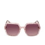 Guess Gafas Lunettes de soleil GU9241 74T Carrées Rose Monture Verres Bordeaux Dégradé 130mm