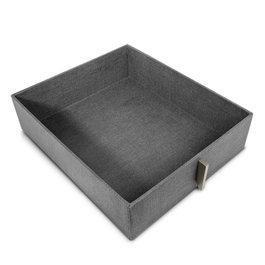 HERRAJES ALK Boîte d'organisation textile Anthracite