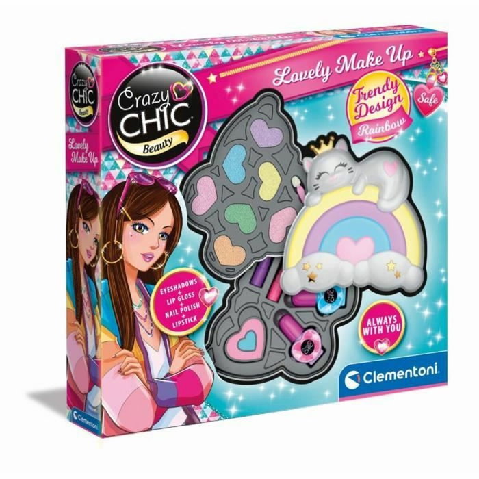 Clementoni Kit de maquillage Crazy Chic Beauty Lovely Make up Multicouleur Clementoni Kit de maquillage Crazy Chic Beauty Lovely Make up Multicouleur