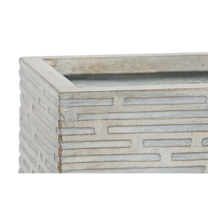 Jardinière Home ESPRIT Beige Fibre de Verre Magnésium 74,5 x 37,5 x 37,5 cm Jardinière Home ESPRIT Beige Fibre de Verre Magnésium 74,5 x 37,5 x 37,5 cm