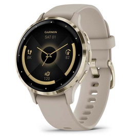 Garmin Venu 3S Montre Connectée Premium French Grey 41 mm, Écran AMOLED, Fonctions Santé et Sport
