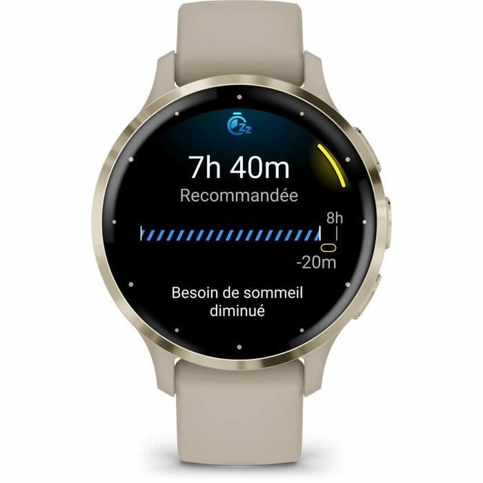Garmin Venu 3S Montre Connectée GPS - Réf. 010-02785-02 - Coloris Beige