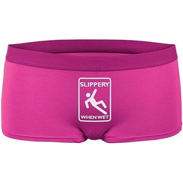 Culottes Funny Hipsters Ladies Rose Taille unique