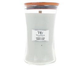 Woodwick Bougie Medium Lavande & Cèdre 609 gr