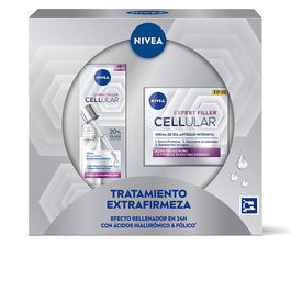 Nivea Coffret Traitement Extra-Fermeté 2 pcs - Crème de jour Cellular Expert Filler FP30, Acide Hyaluronique, Acide Folique, Anti-rides, Fermeté