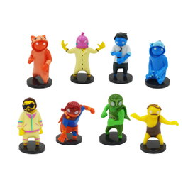 Bizak Pack Caja Deluxe Figuras Gang Beasts - 8 Figurines