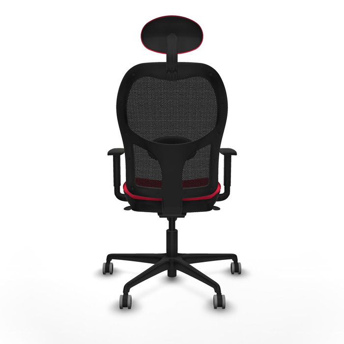 Piqueras y Crespo Chaise de Bureau 1D036G1 Rouge avec Appui-tête Piqueras y Crespo Chaise de Bureau 1D036G1 Rouge avec Appui-tête