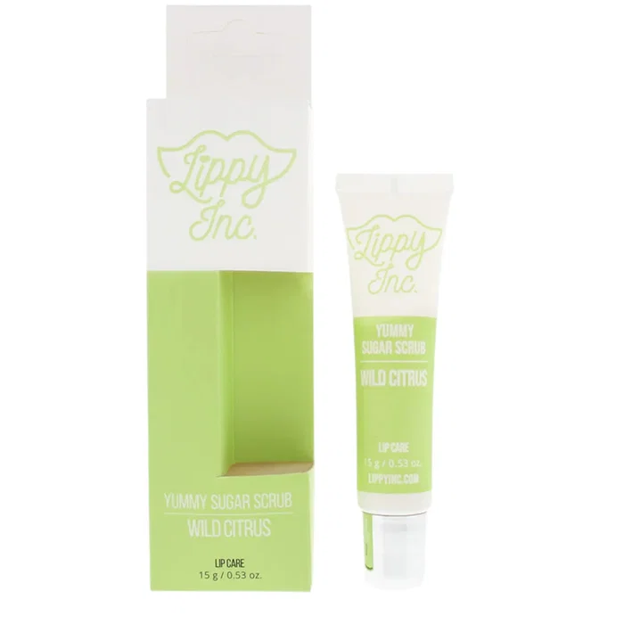 Lippy Inc. Yummy Wild Citrus - Gommage pour les lèvres, Agrume