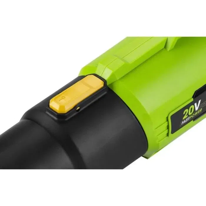 Fieldmann FZF 70605-0 Souffleur-Aspirateur de Feuilles sans Fil 20V, Vitesse de l'air 270 km/h, 9.52 m3/min, Système Batterie Fast Power, Poignée Ergonomique