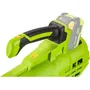 Fieldmann FZF 70605-0 Souffleur-Aspirateur de Feuilles sans Fil 20V, Vitesse de l'air 270 km/h, 9.52 m3/min, Système Batterie Fast Power, Poignée Ergonomique