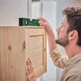 Bosch - Set de marquage de précision avec niveau à bulle 25 cm, mètre pliant 2 m et marqueur pour trous profonds, non aimanté