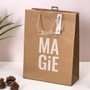 Party Time Sac cadeau en papier kraft assorti 28x12x37 cm