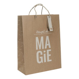 Party Time Sac cadeau en papier kraft assorti 28x12x37 cm