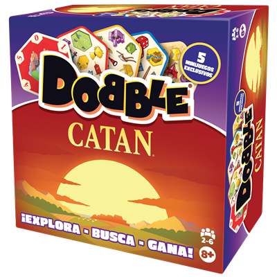 Asmodee DOBCAT08ES Jeu de cartes Dobble Catan - Édition spéciale Catan, 2 à 6 joueurs, dès 8 ans Asmodee DOBCAT08ES Jeu de cartes Dobble Catan - Édition spéciale Catan, 2 à 6 joueurs, dès 8 ans