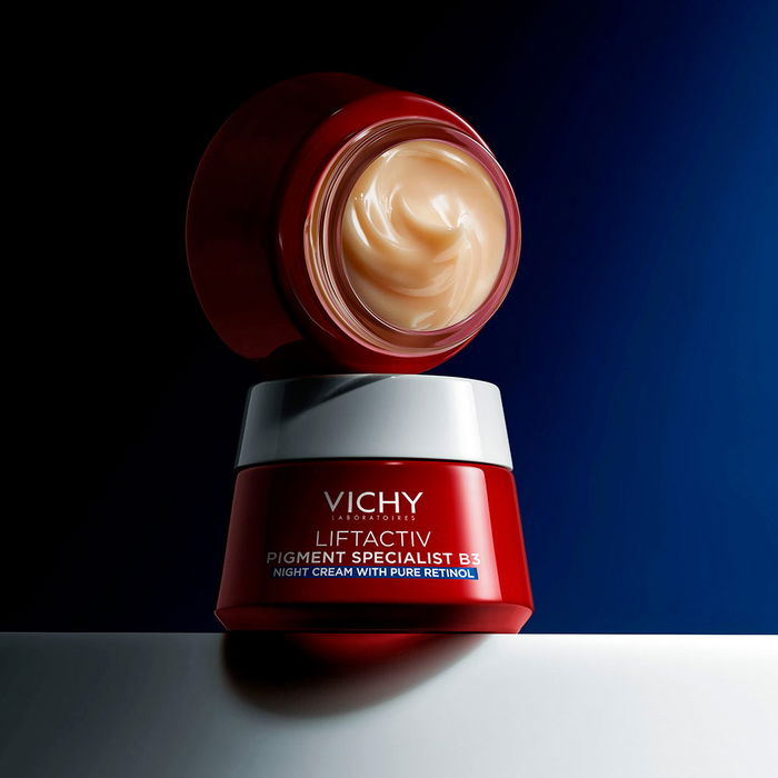 Vichy LIFTACTIV B3 Crème de Nuit Anti-Taches au Rétinol - Soin Régénérant et Éclaircissant pour Peau Femme 50 ml