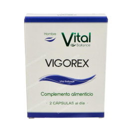 VITAL BALLANCE Vigorex 60 Gélules Complément Alimentaire Fenugrec Maca Tribulus L-Arginine Vitalité Homme