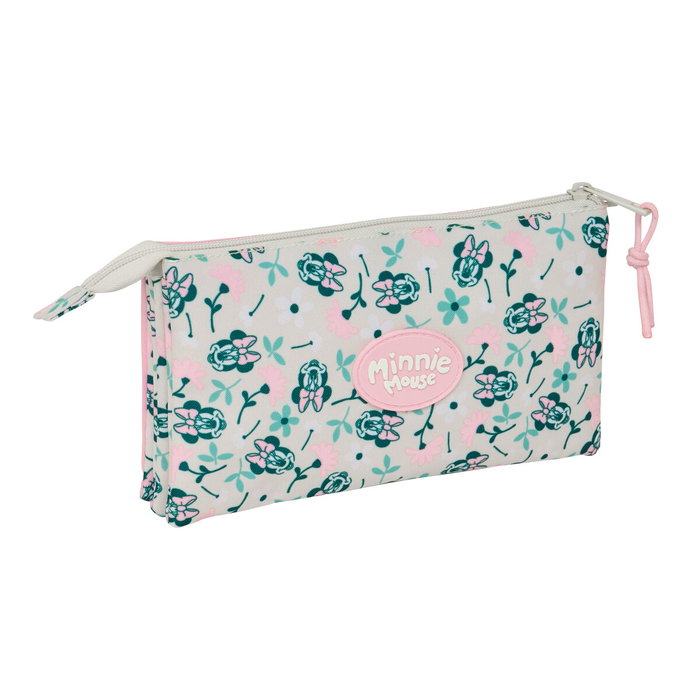 Fourre-tout Minnie Mouse Minty Rose 22 x 12 x 3 cm