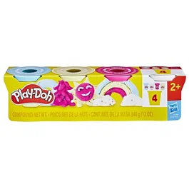 Playdoh Pack de 4 pots de pâte à modeler confettis