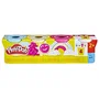 Playdoh Pack de 4 pots de pâte à modeler confettis