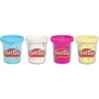 Playdoh Pack de 4 pots de pâte à modeler confettis