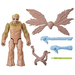 Hasbro Marvel Blast N' Battle Figurine Groot de Luxe avec Accessoires - Jouet Super-héros