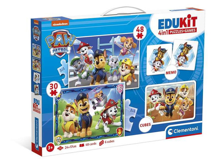 Clementoni Edukit Pat'Patrouille Coffret d'activités préscolaire 4 en 1
