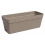 Artevasi 5600442837384 Jardinière Rectangulaire Gris Taupe Plastique L49.9 x P20 x H18.1cm