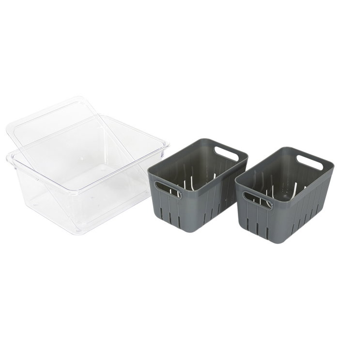 Cook Concept Récipient de conservation avec 2 bacs de dégorgement Cook Concept Récipient de conservation avec 2 bacs de dégorgement