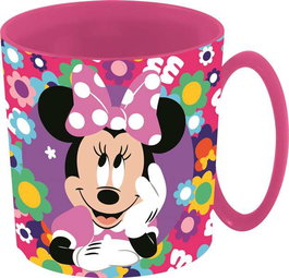 Stor - Tasse Micro Minnie Bold Florals - Tasse à personnage Disney - 390 ml - Recommandé à partir de 3 ans