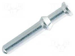 HARTING Contact mâle industriel Han® C, alliage cuivré, argenté, 1,5mm²