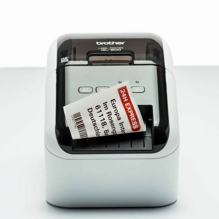 Brother QL-800 Imprimante d'étiquettes thermique directe USB 300 DPI Noir/Blanc