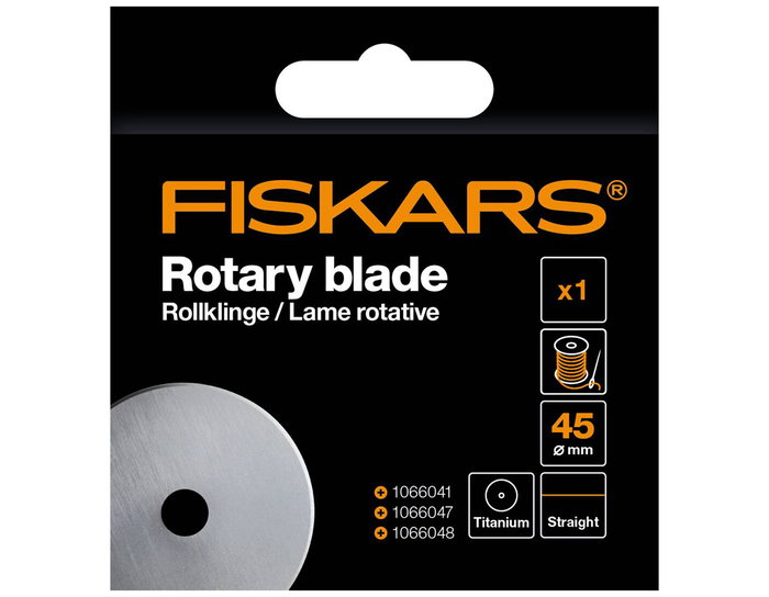 Fiskars Lame de rechange en titane pour cutter rotatif 45mm