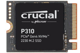 Crucial CT2000P310SSD2 - SSD Interne P310 2 To, PCIe Gen4 NVMe M.2 2230, Vitesse Lecture 7100 Mo/s, pour PC Portable et Console de Jeu