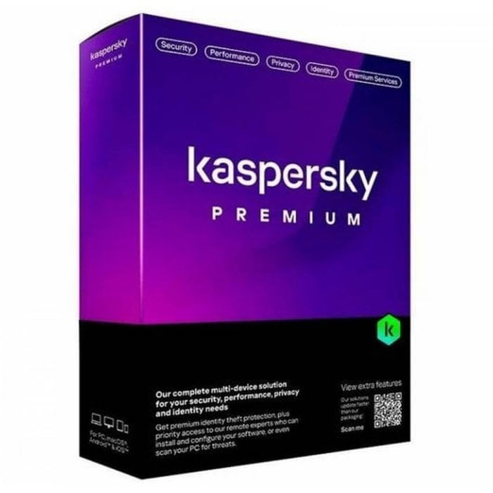 Logiciel de Gestion Kaspersky Premium 5 Dispositivos Caja 1 año ESP