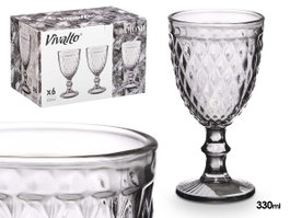 Vivalto Copa Diamante Gris 330ML