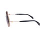 Tous STO440 0300 Lunettes solaires femme monture métallique ronde UV400 catégorie 2 52 mm