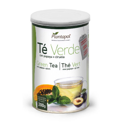 PLANTAPOL Thé vert instantané avec papaye et prune, 200g PLANTAPOL Thé vert instantané avec papaye et prune, 200g