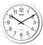 SAMI Horloge murale red 30 cm blanc