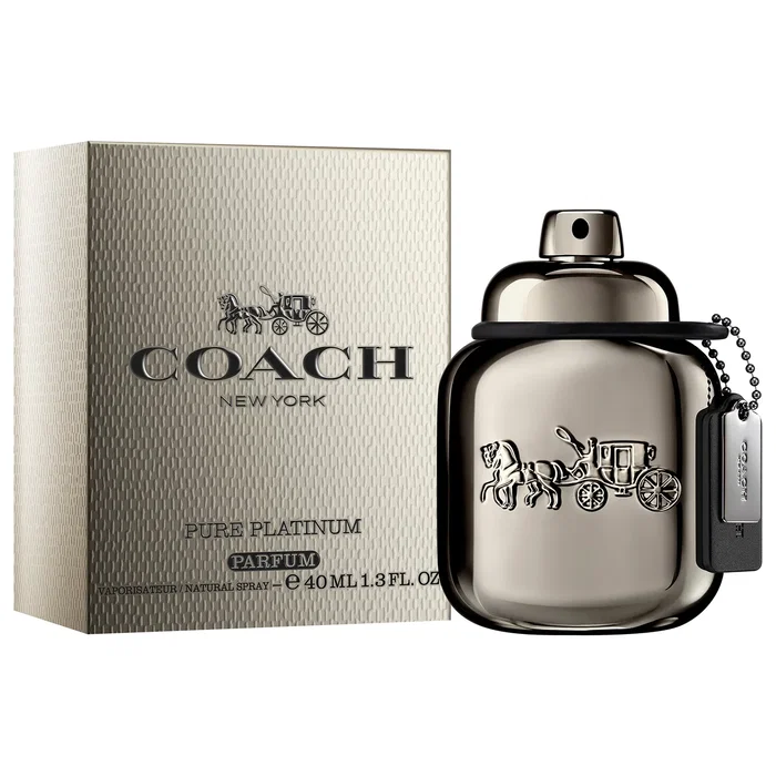 Coach Pure Platinum Extrait de parfum pour hommes 40 ml