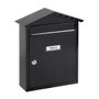 Arregui Visit Boîte aux lettres individuelle extérieure acier noir 30 x 11 x 36 cm